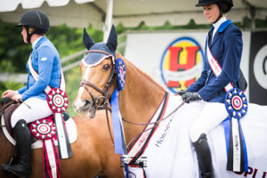 Kelby Kane and Vaillant S win the $7,500 Animo Low Junior Amateur Jumper Final at the 2017 Split Rock Jumping Tour: The Lexington International; photo by Kaitlyn Karssen Photography